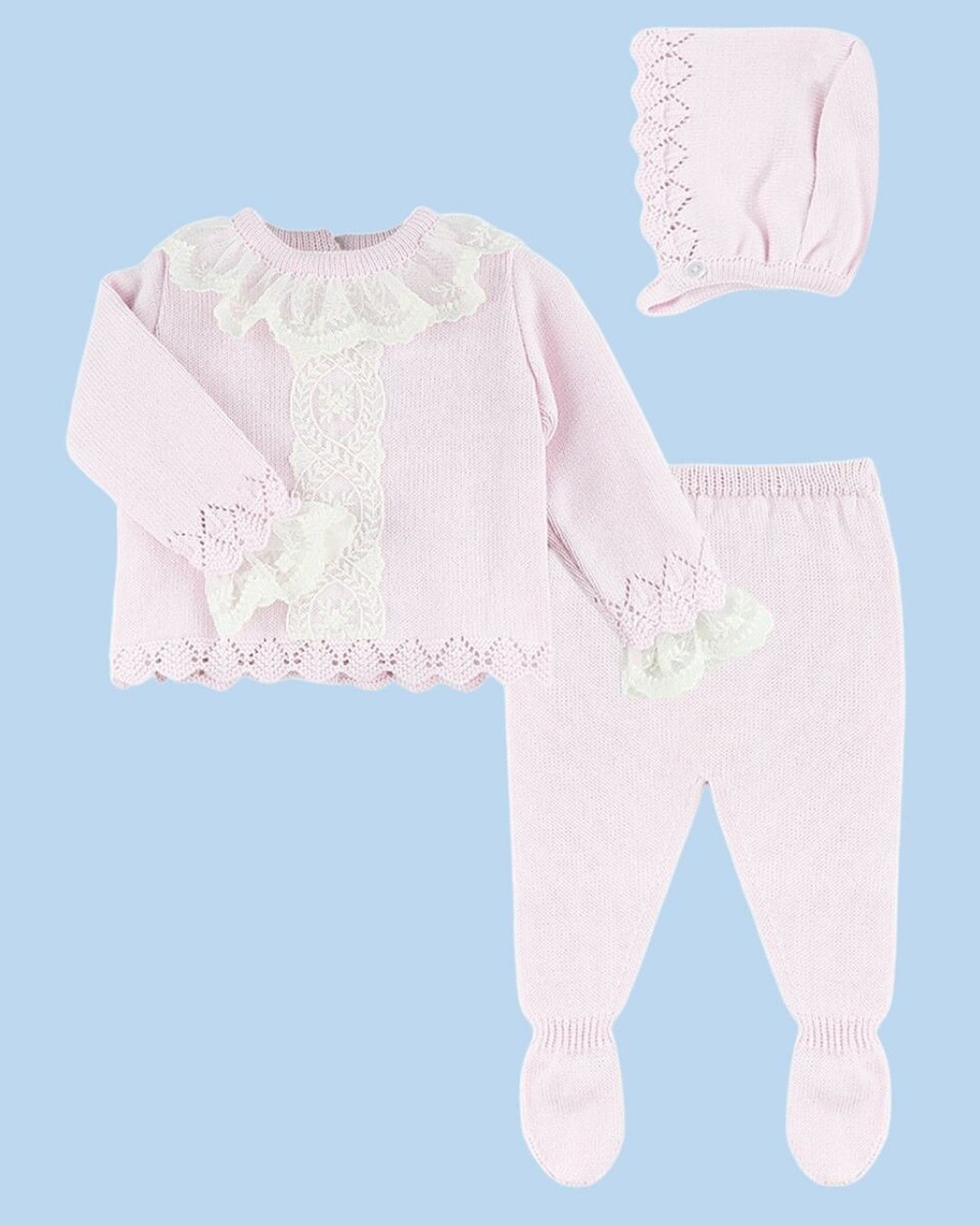 Conjunto Algodón Rosa