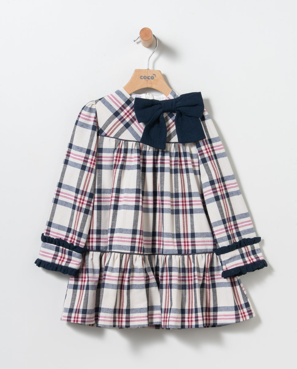 Christmas Dress Plaid Coco Acqua