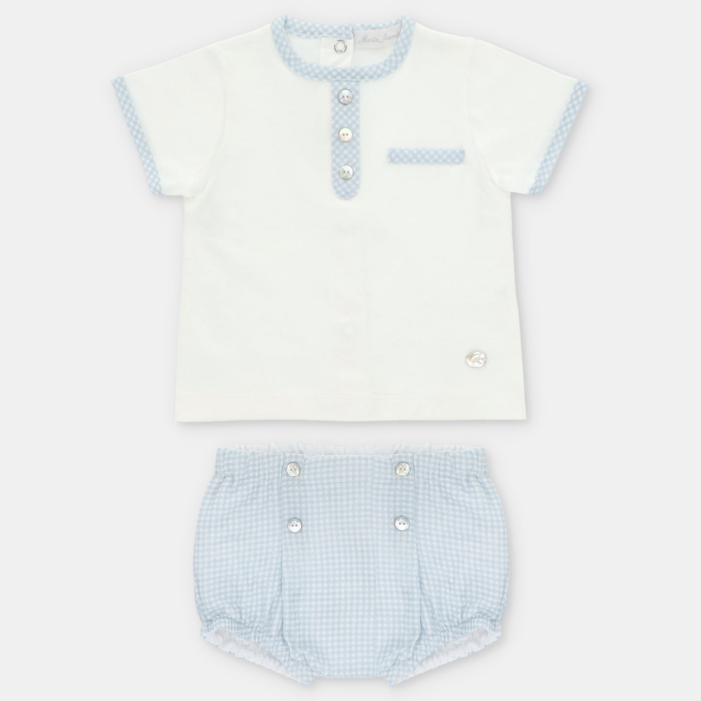 Conjunto Cotton Cloud Azul