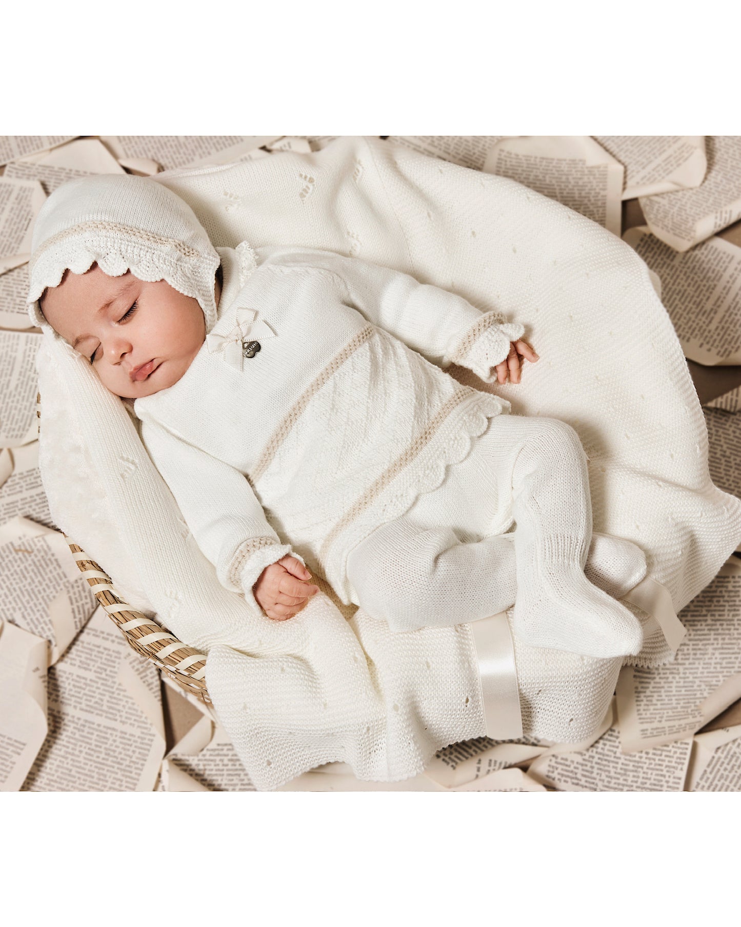 Conjunto 3 Piezas Rombos Crudo