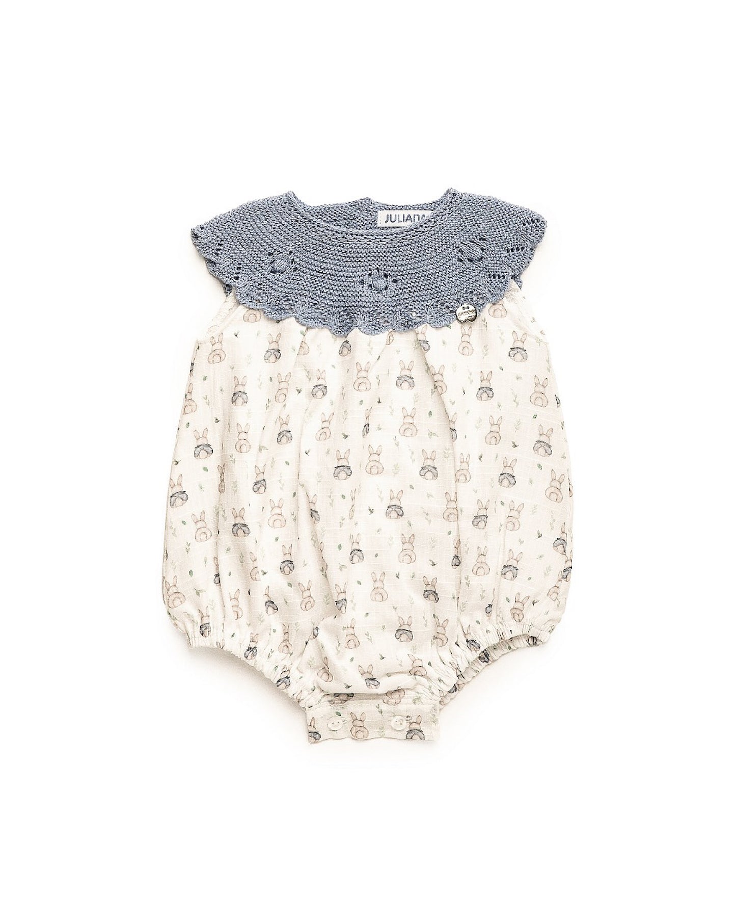 Pelele Cuerpo Punto Redondo Conejos