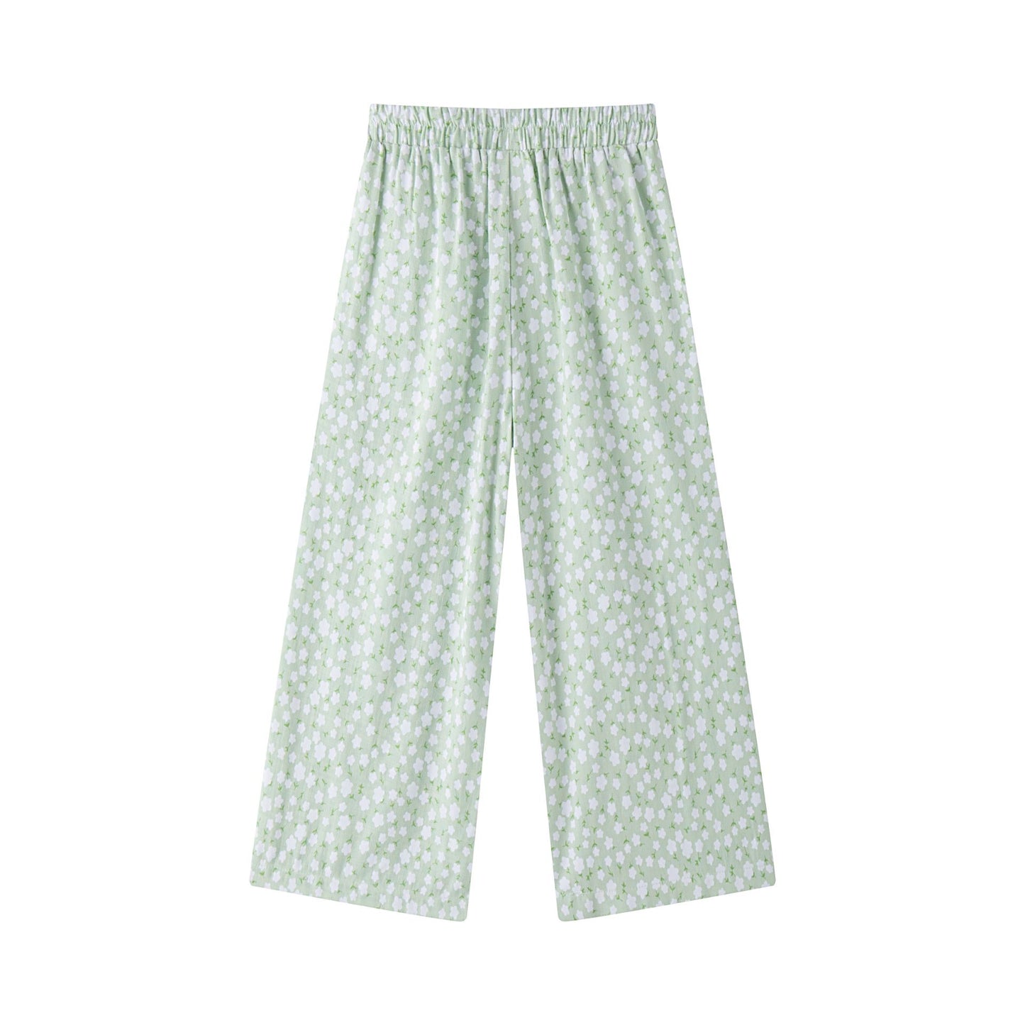 Pant Set Verde Flores