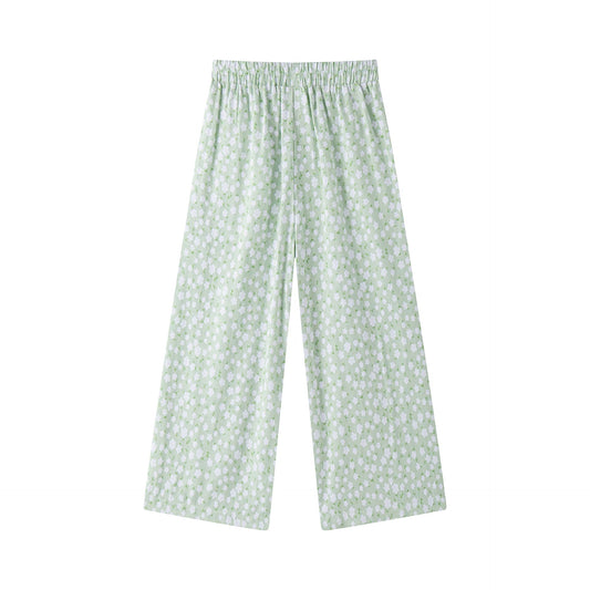 Pant Set Verde Flores