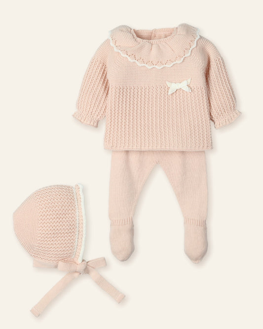 Tejido 3 piezas sueño empolvado