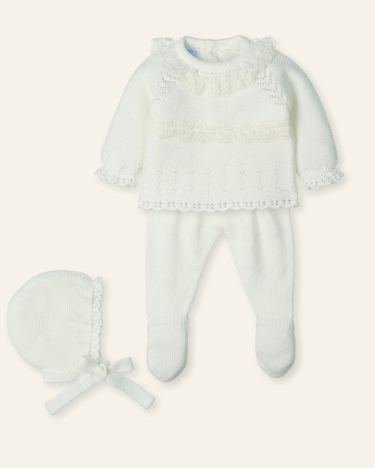 Tejido 3 piezas crudo special muselina