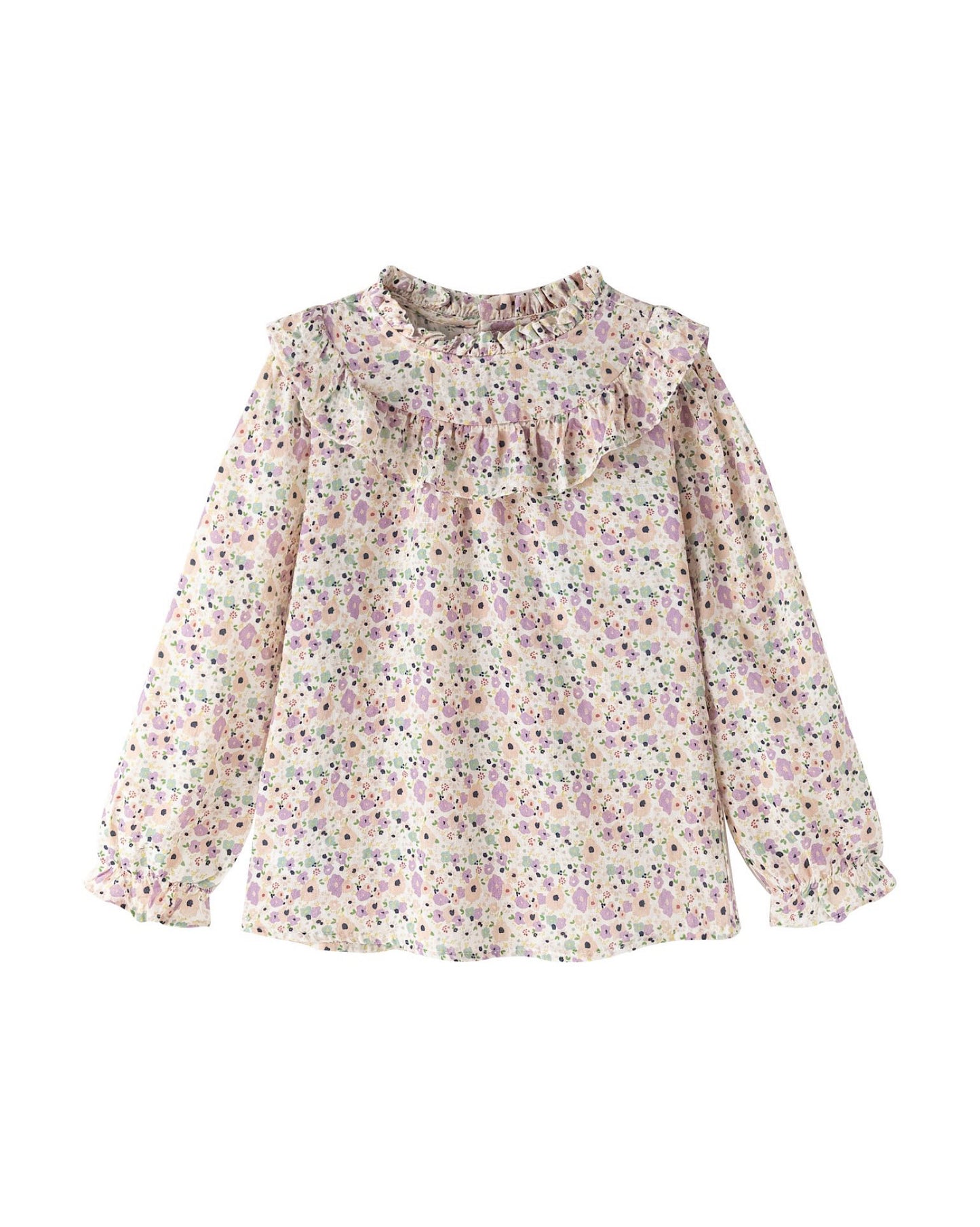 Pant Set Fall Flowers Niña