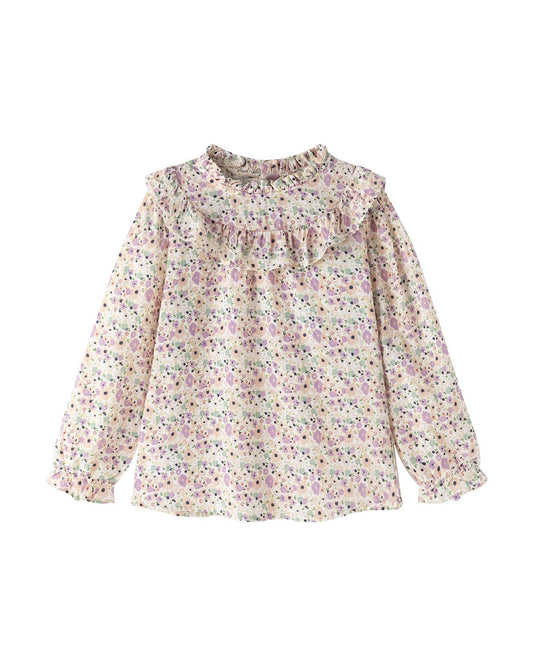 Pant Set Fall Flowers Niña