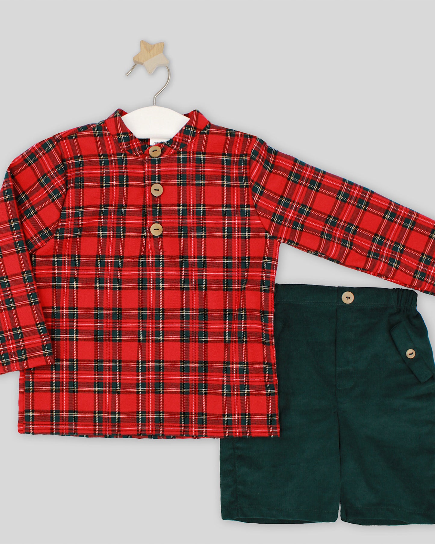 Camisa y Bermudas Rojo