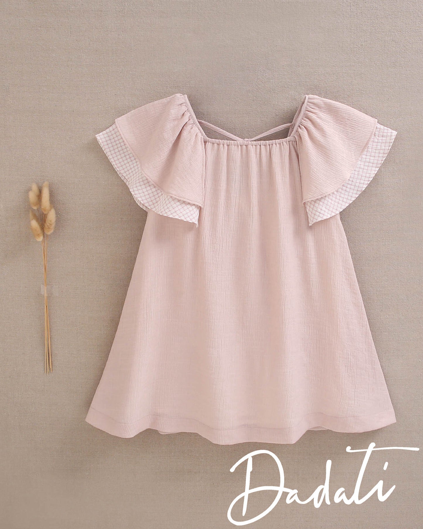 Vestido Lineas Rosado Dadati