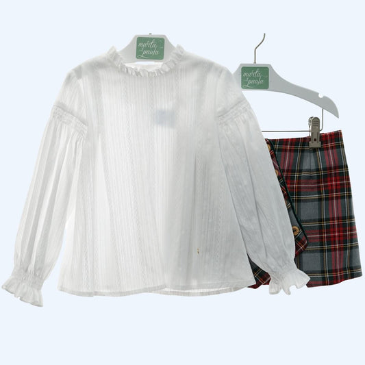 Conjunto Falda Tartan