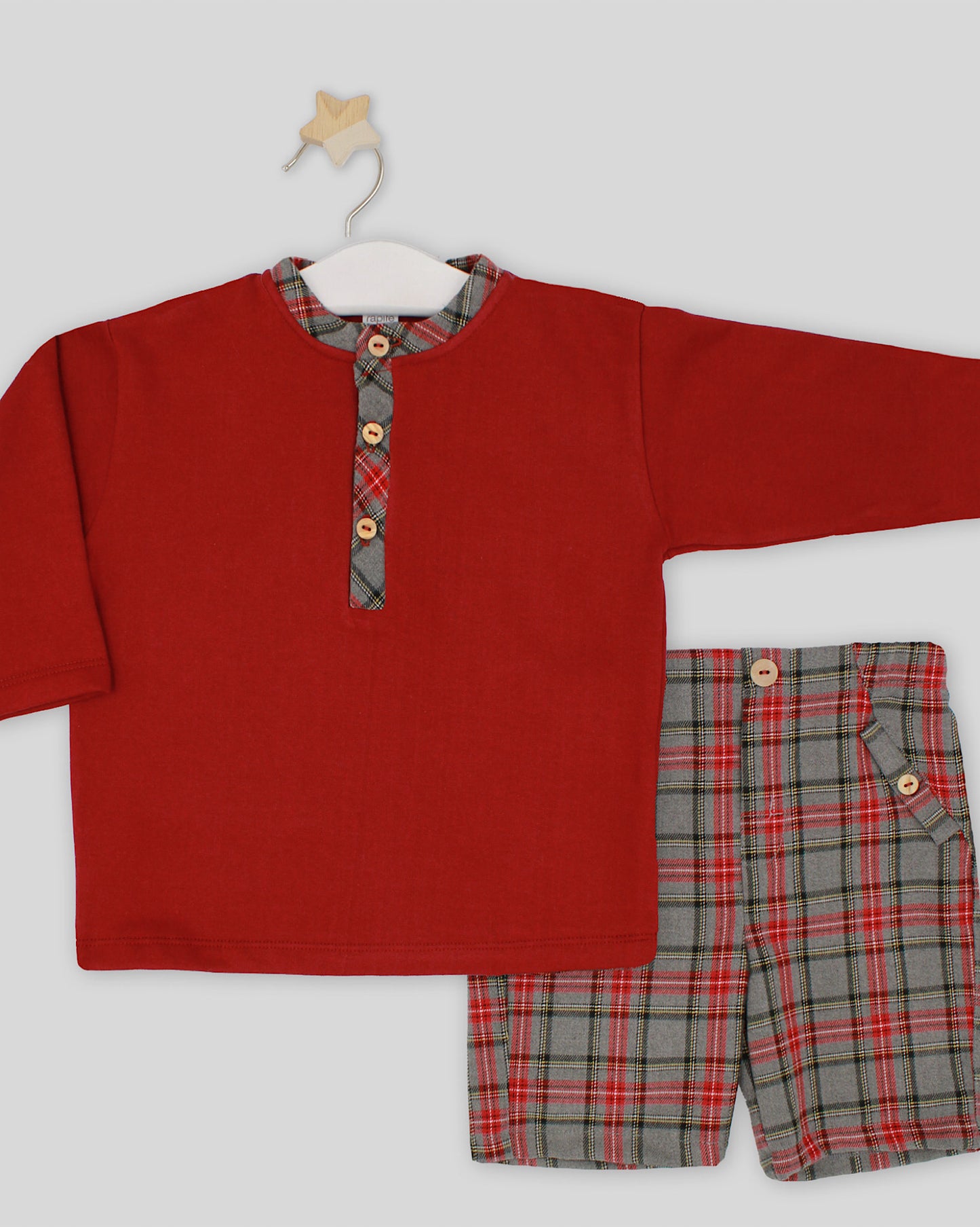 Sudadera y Bermudas Gris