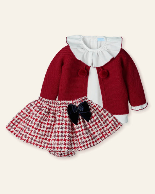 Conjunto 3 piezas Pata de Gallo