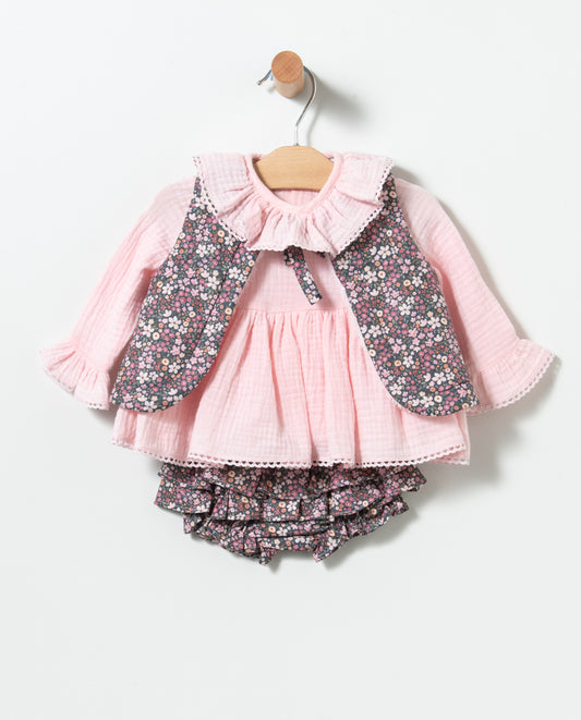 Braga y Camisa Flores (Sin Chaleco)