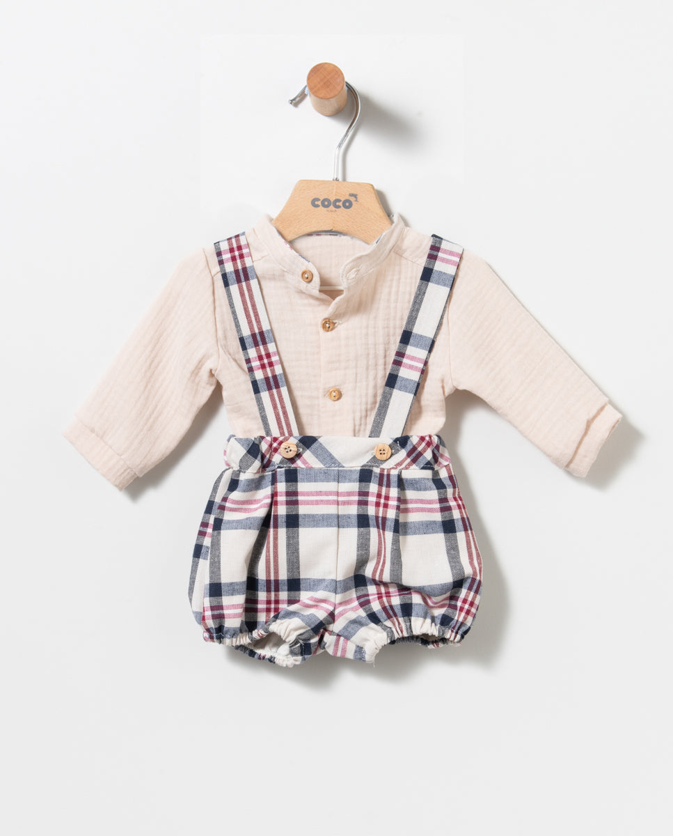 Conjunto Christmas Plaid Boy