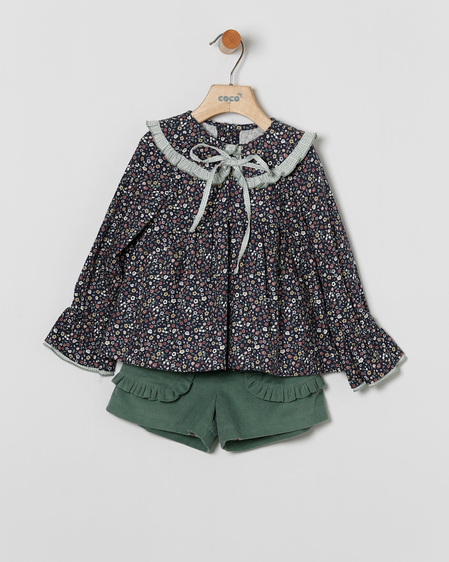 Conjunto Niña Short Marino