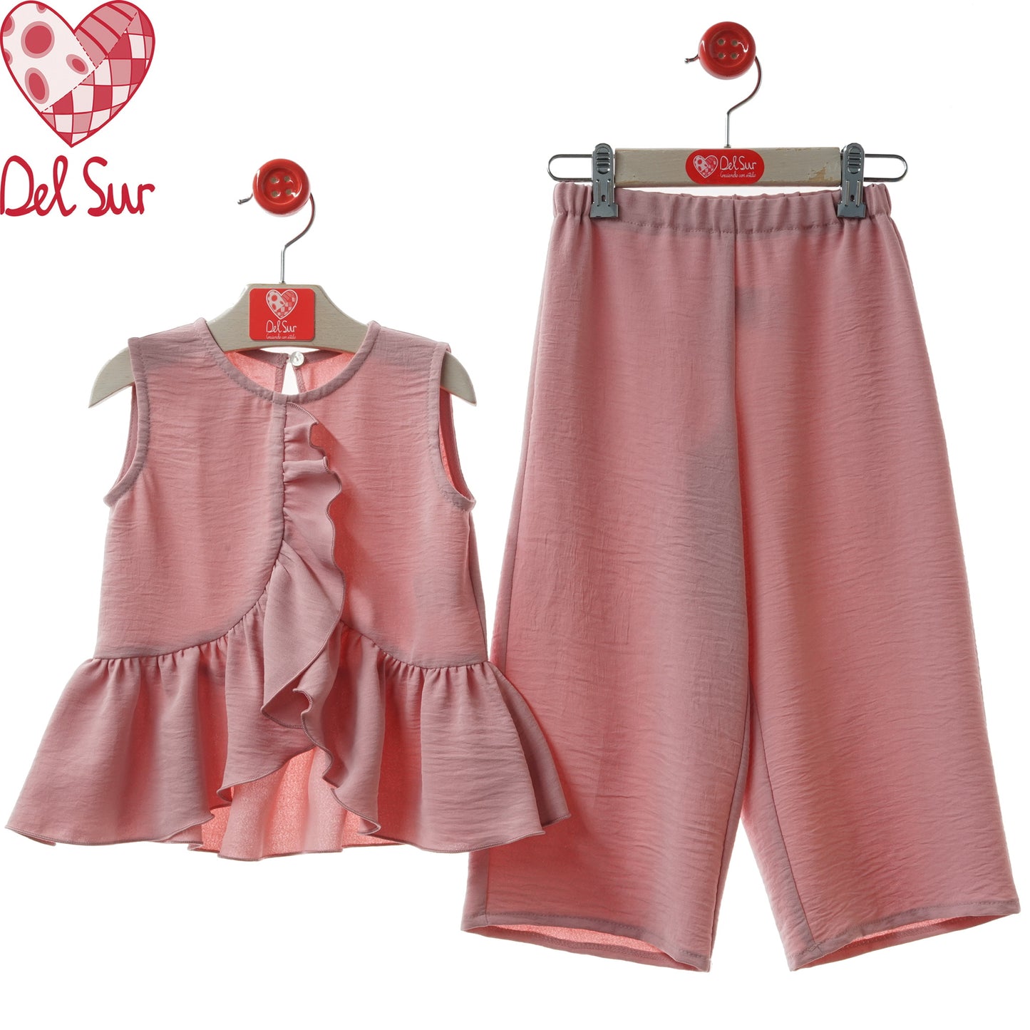 Pant Set Rosa Empolvado