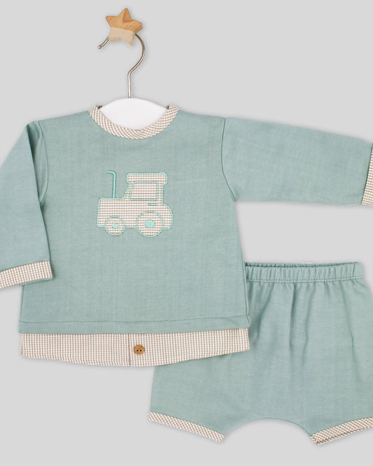 Sudadera y Bombacho Verde