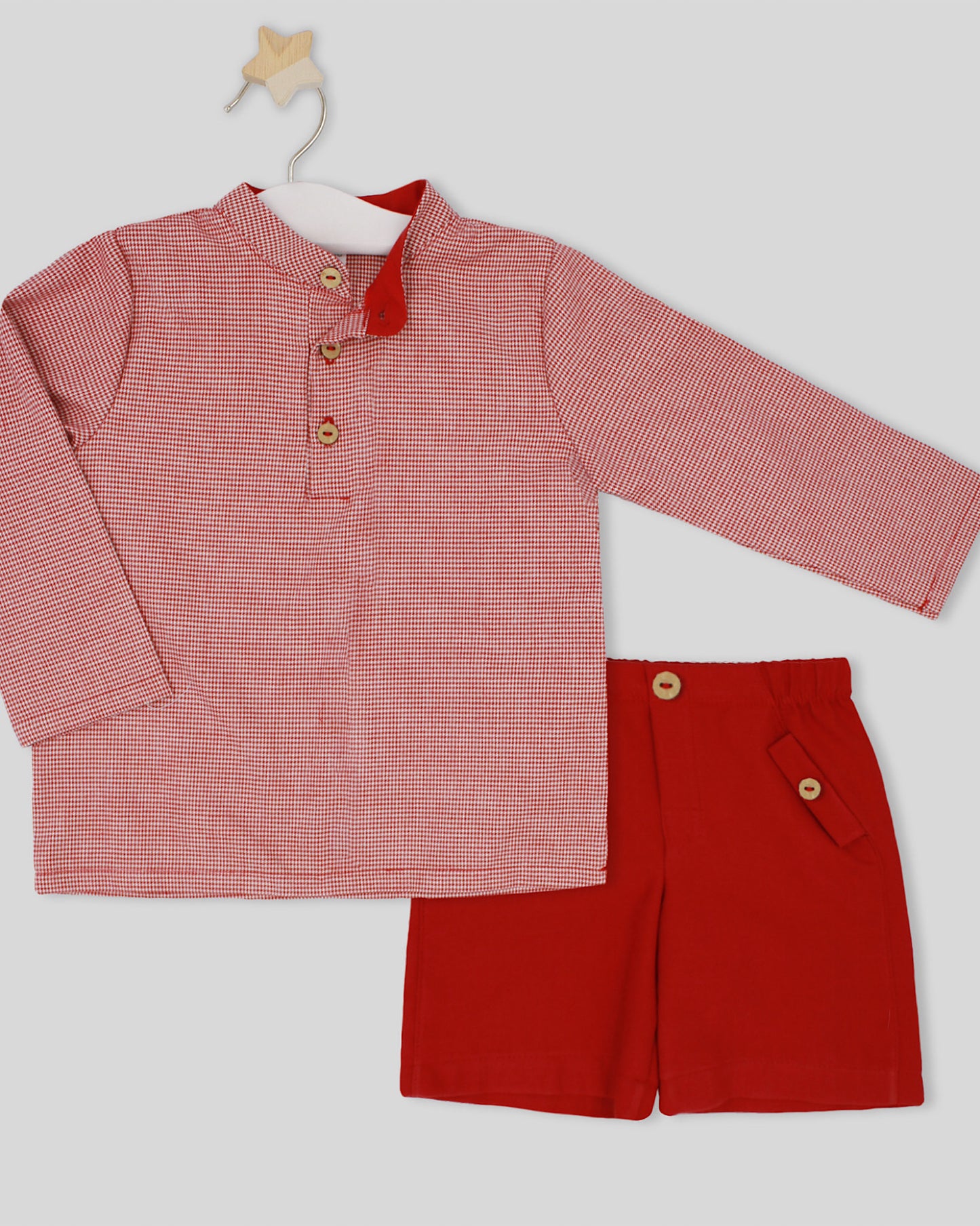 Camisa y Bermudas Rojo