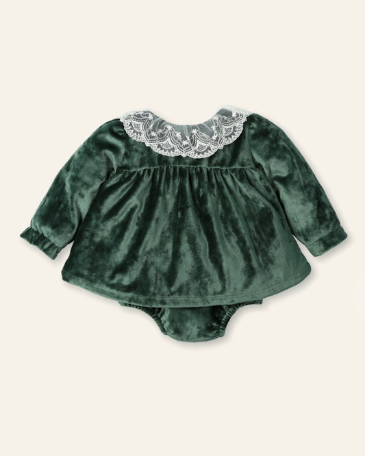 Jesusito Terciopelo verde