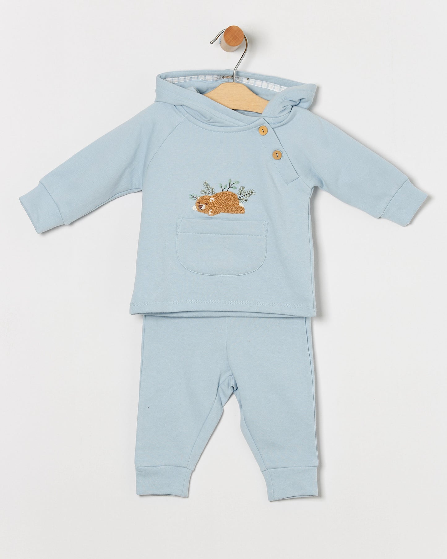 Conjunto Buzo Celeste