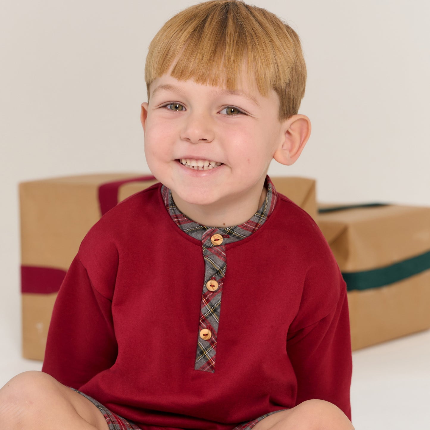 Sudadera y Bermudas Gris