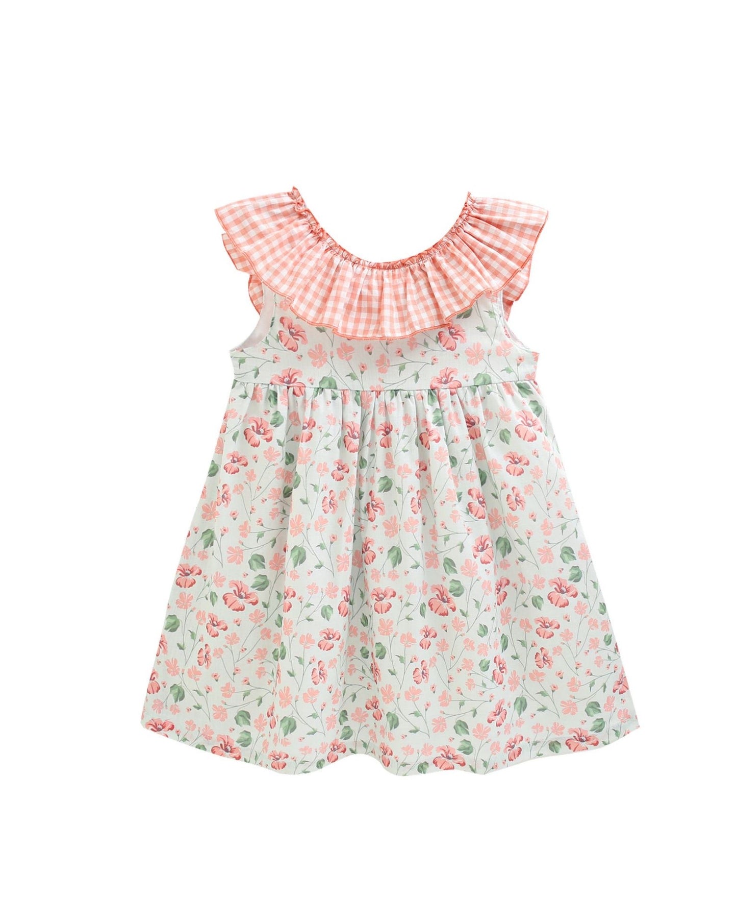 Vestido Flores Menta