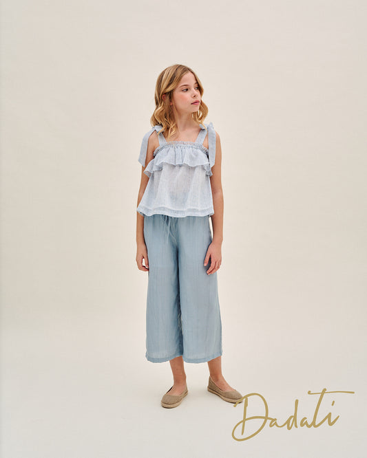 Pant Set Dadati Azul