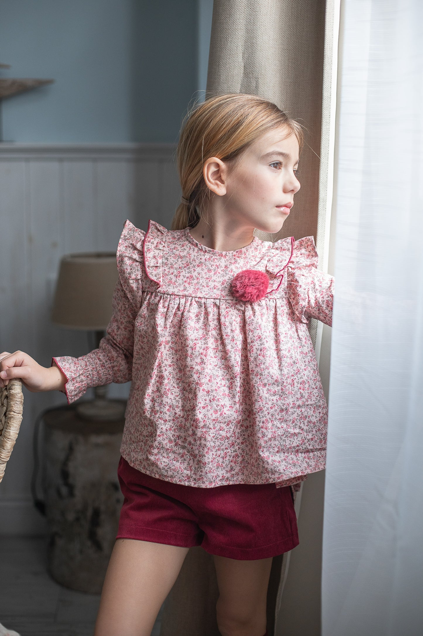 Conjunto Niña Burdeos