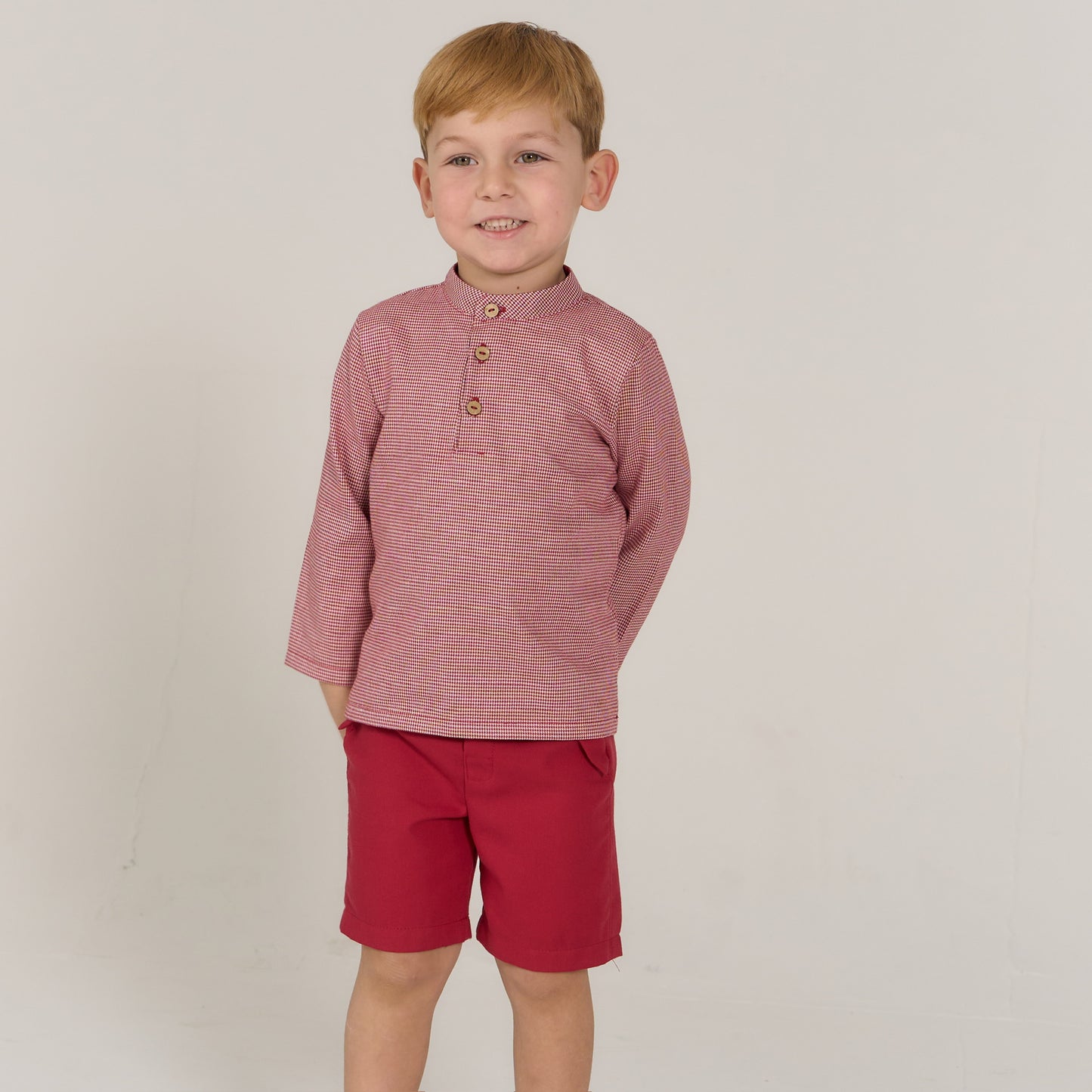 Camisa y Bermudas Rojo