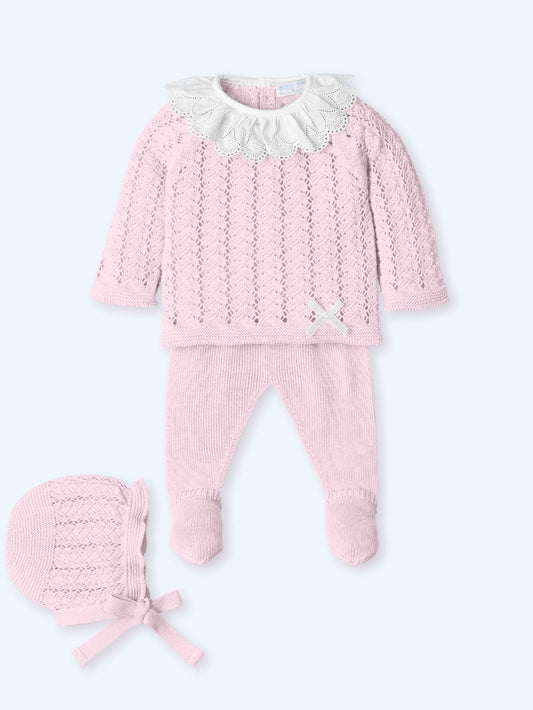 Tejido Tira Bordada Rosa Floral Rustik