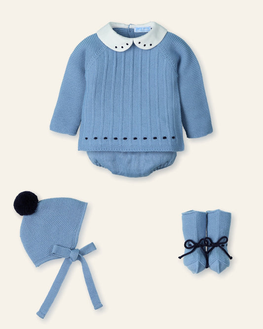 Traje tejido tweed dreams culotte