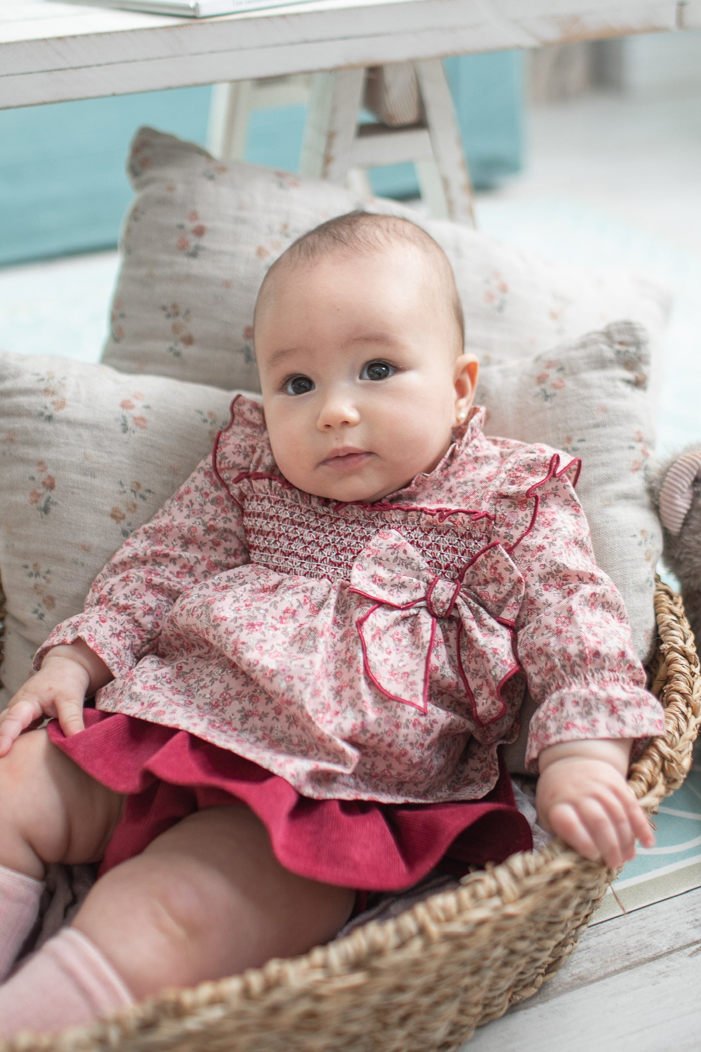 Conjunto Bebé Burdeos