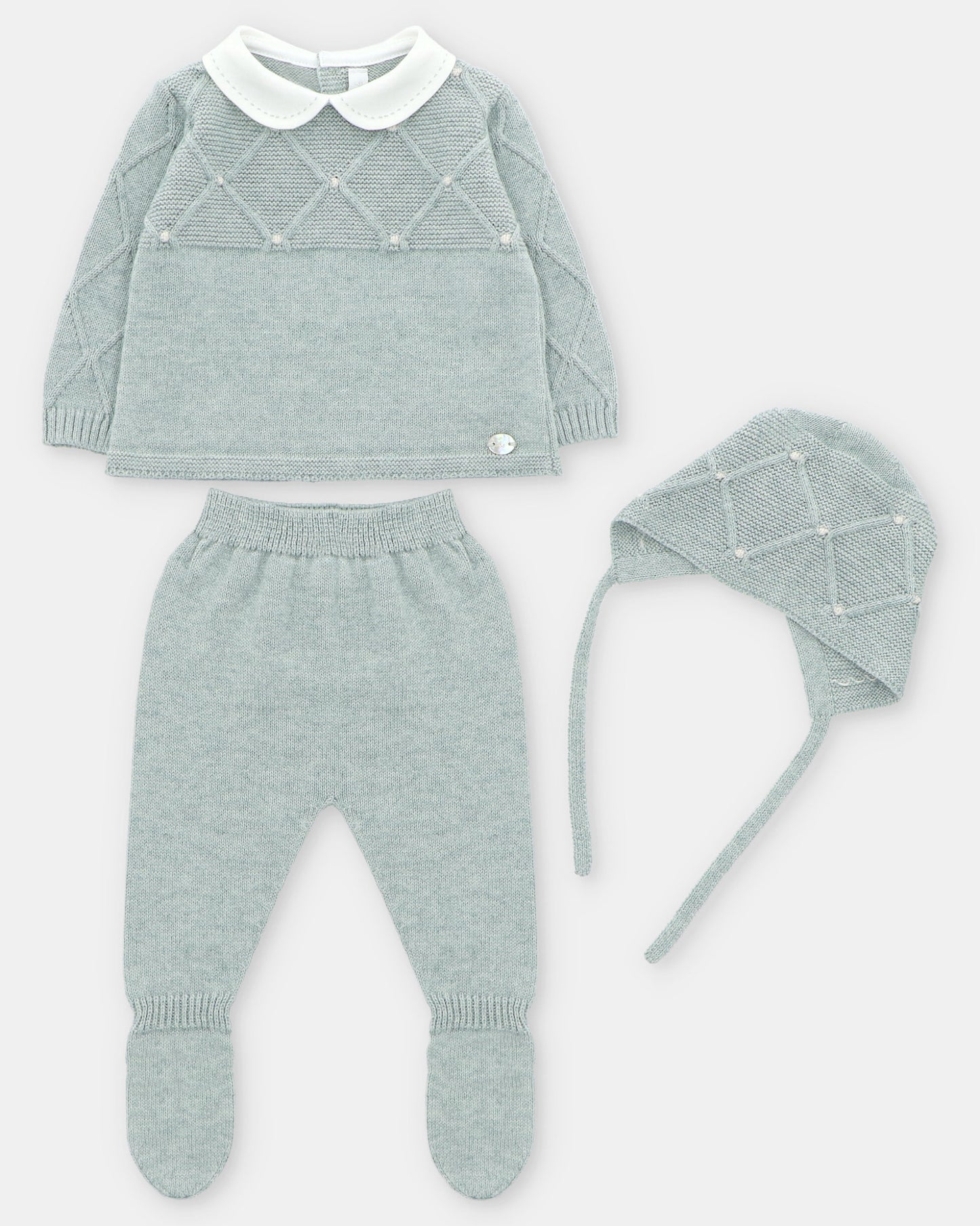 Conjunto Tejido York Verde