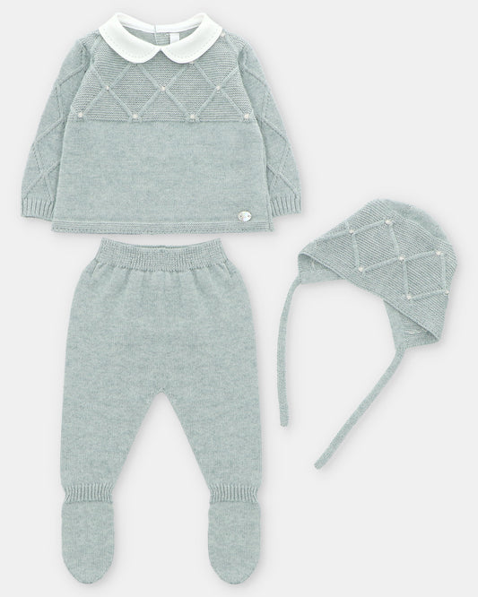 Conjunto Tejido York Verde