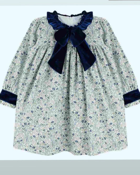 Vestido Velvet Bow