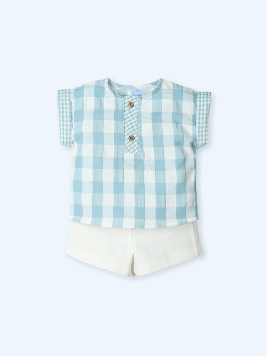Conjunto Short Cluny Aqua