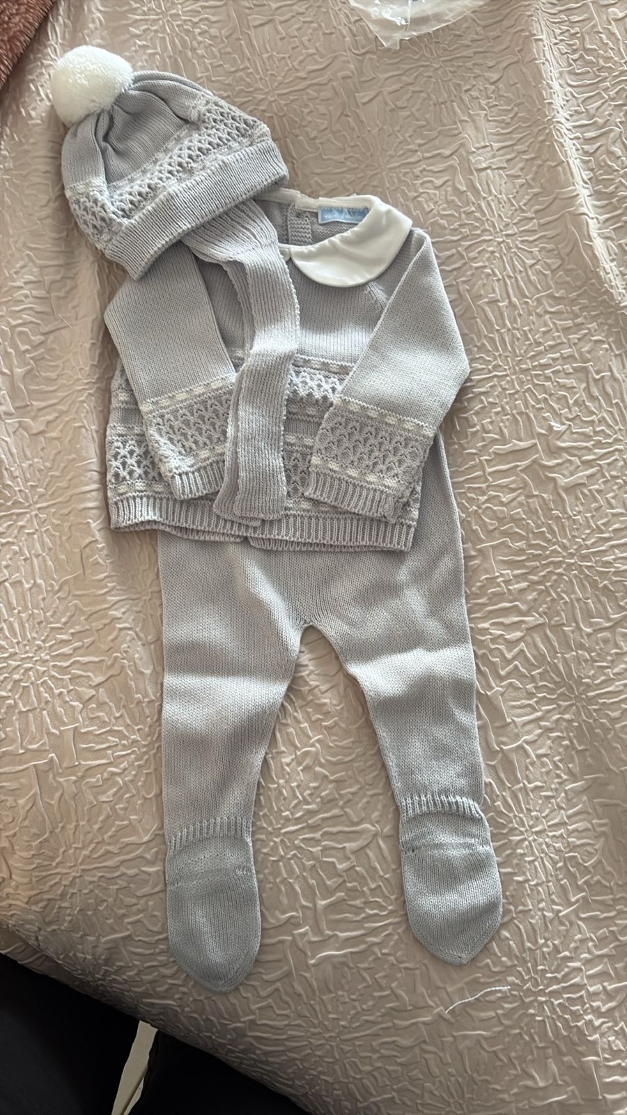 Traje Tejido Mac Ilusion Gris