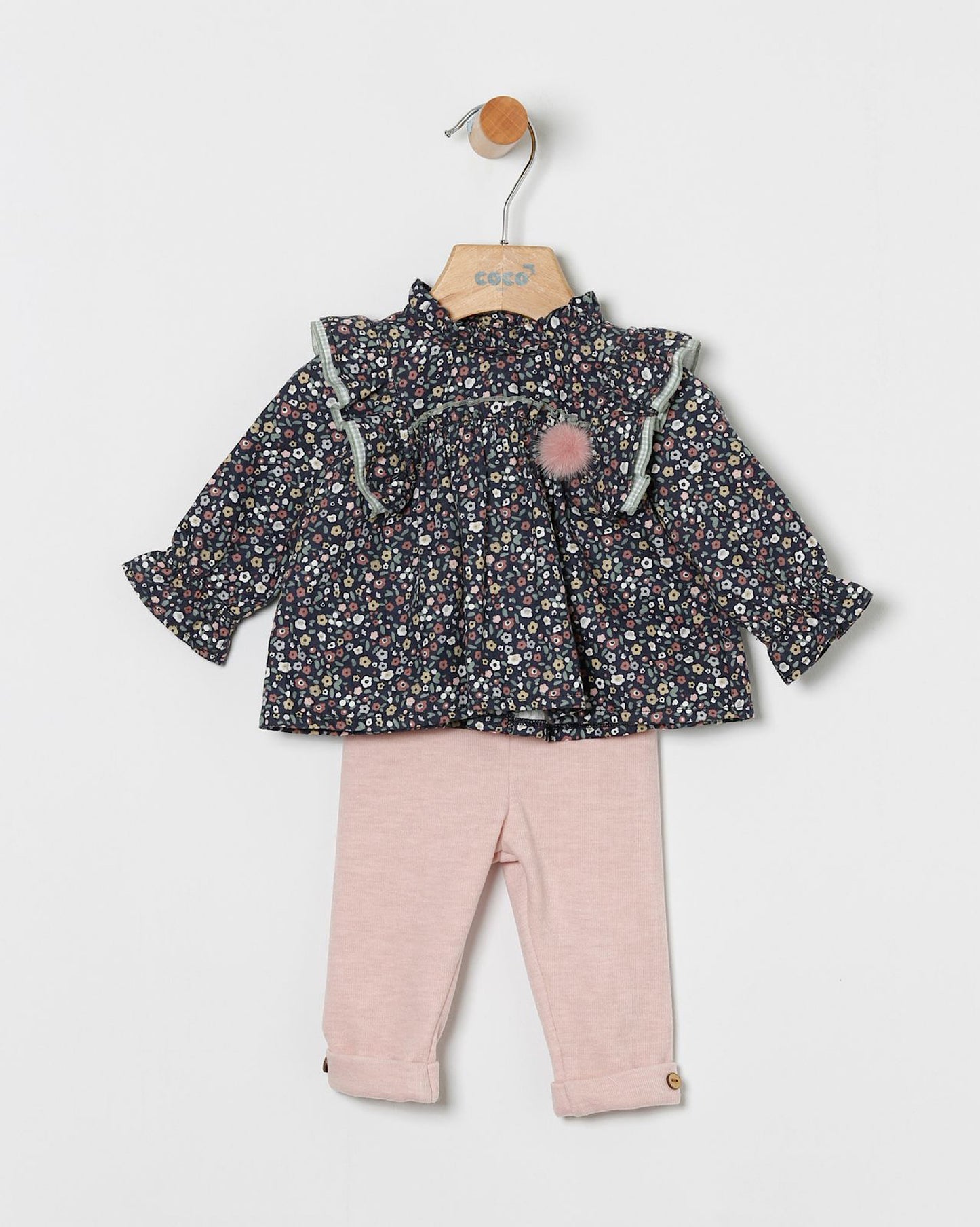 Blusa y Legging Rosa Palo