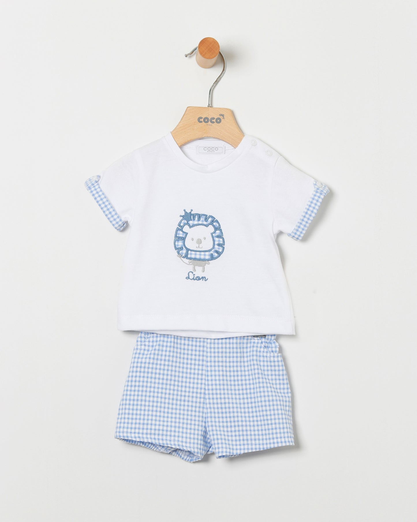 Camisa Leon y Short Vichy